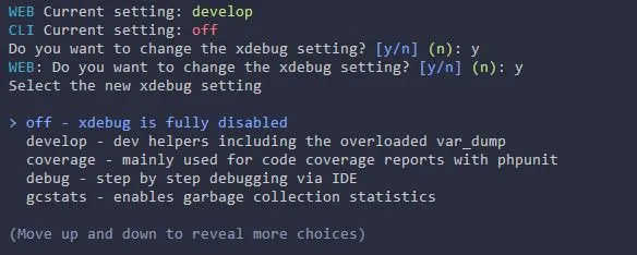 WebDev PHP Xdebug